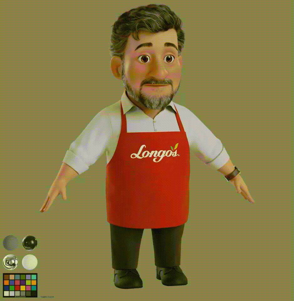 Animated 3D avatar render for Ontario