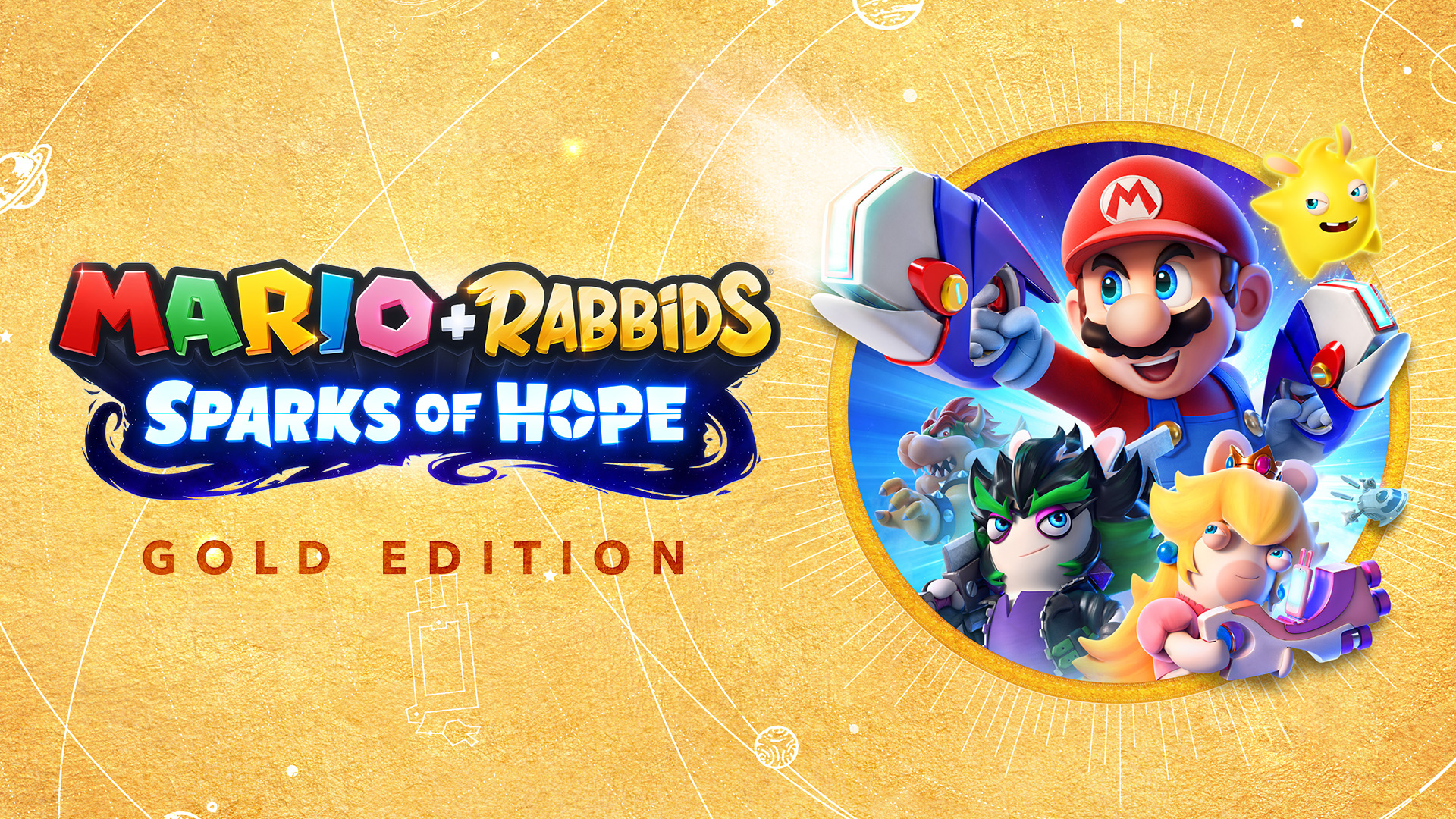 Mario + Rabbids Sparks of Hope Gold Edition key art