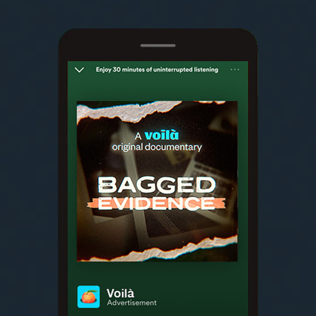 Spotify audio ad